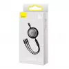 Baseus CAMJ010101 Bright Mirror 2 Series 3-in-1 USB-kabel, 66 W, 1 m, zwart