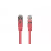 Lanberg PCF6-20CC-0100-R Cat.6 F/UTP patchkabel, verpakking van 10, 1 m, Rood