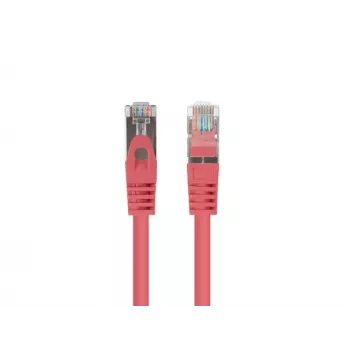 Lanberg PCF6-20CC-0100-R Cat.6 F/UTP patchkabel, 10-pack, 1 m, rood