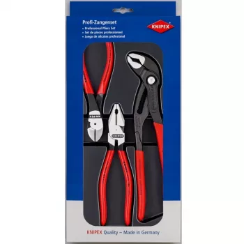Knipex tangenset Power-Pack, 3-delig, gepolijst, kunststof