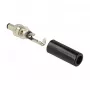 DeLOCK 89915 kabelconnector DC zwart nikkel 1,06 cm buitendiameter