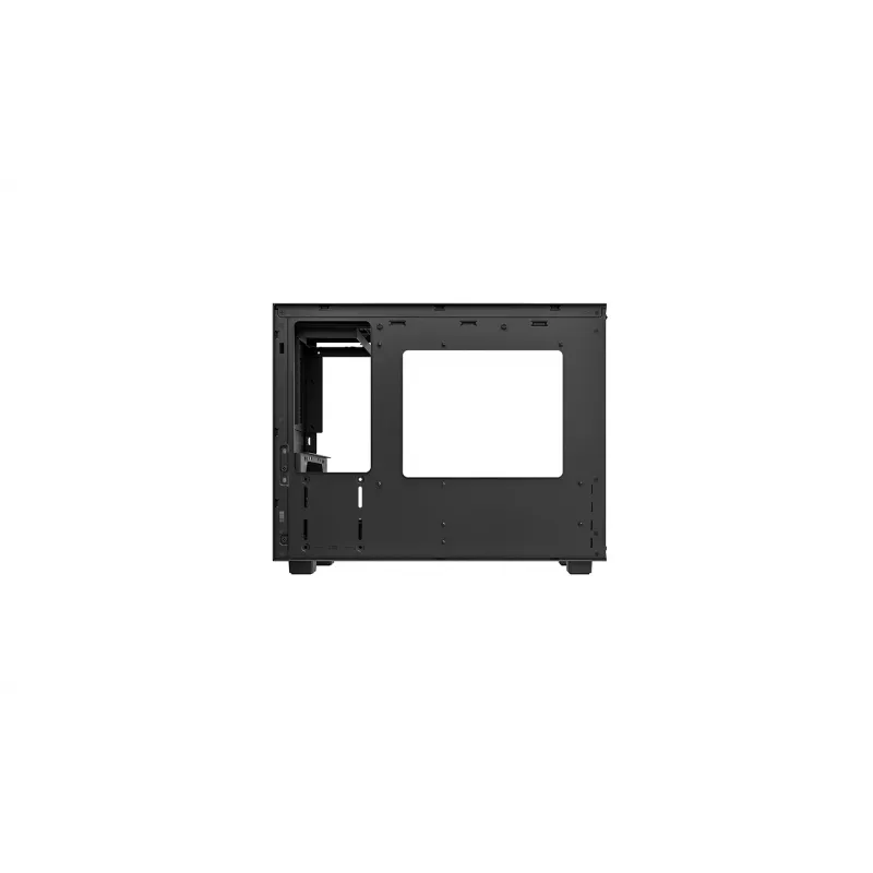 DeepCool CH160 PLUS R-CH160-BKNGM0-G compacte (SFF) computerbehuizing, Mini-ITX/Micro-ATX, gehard glas, zwart