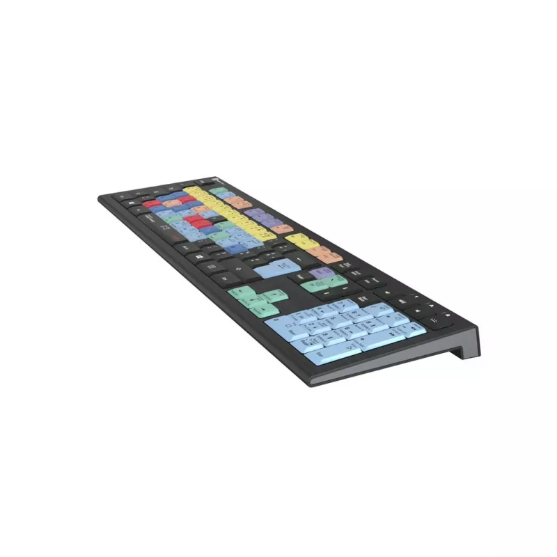 Toetsenbord Logickeyboard LKB-CBASE-A2PC-FR universeel USB AZERTY Frans zwart