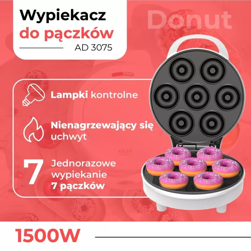 Adler donutmaker | AD 3075 | donutmaker | 1500 W