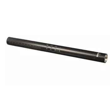Digitale richtmicrofoon voor camera's RØDE NTG-4+ — superniere, 20–20000 Hz, -32 dB, 200 Ω, mini-XLR, batterijgevoed, 22×278 mm, 176 g, zwart