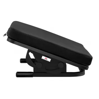 Voetsteun MACLEAN MC-460 ergonomische gevoerde metalen voetsteun, antislipbasis, kanteling -20–20°, max. belasting 20 kg, zwart
