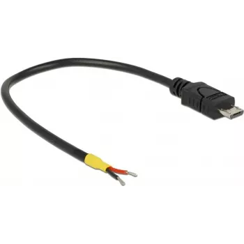 USB-kabel DeLOCK 0,15 m micro-USB B zwart
