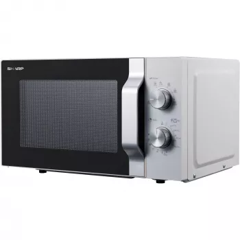 Sharp R204WA magnetron zilver, wit solo-magnetron werkblad 20 l 800 W