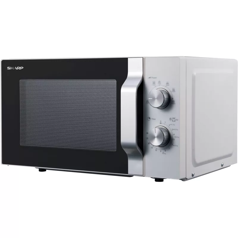 Sharp R204WA magnetron zilver, wit solo-magnetron werkblad 20 l 800 W