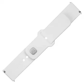 Fixed | Sporty Strap set met snelgesp 22 mm voor smartwatch | 160-235 mm | wit | siliconen