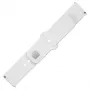 Fixed | Sporty Strap set met snelgesp 22 mm voor smartwatch | 160-235 mm | wit | siliconen