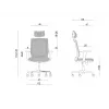 Ergonomische bureaustoel ESTA zwart