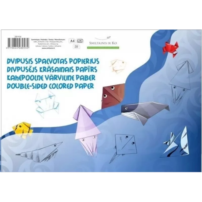 Papier SMLT color, A4, 80 g, dubbelzijdig, gelijmd (16) 0708-303