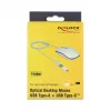 Muis DeLOCK 12532 office dubbelhandig USB Type-A optisch 3200 DPI