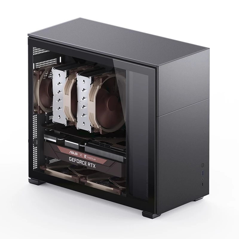 PC-behuizing Jonsbo D41 STD midi tower zwart