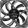 Behuizingsventilator SILVERSTONE SST-AS120B 120mm zwart transparant, 3-pin