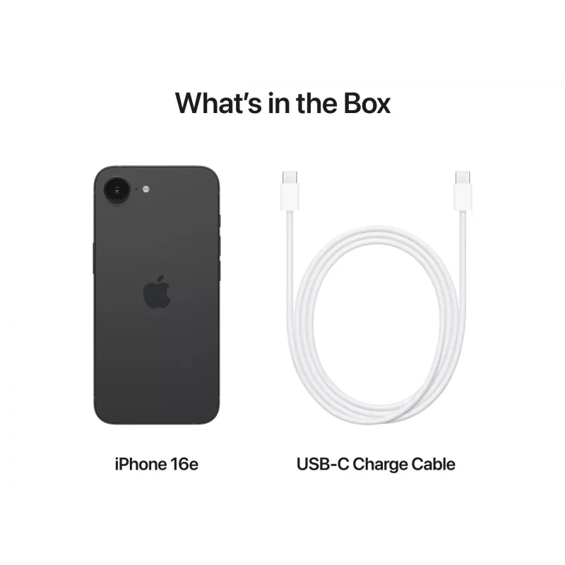iPhone 16E 512GB zwart