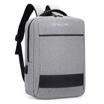 Laptoprugzak Tellur Nomad 15.6 inch, grijs – gevoerd laptopvak, organiservakken