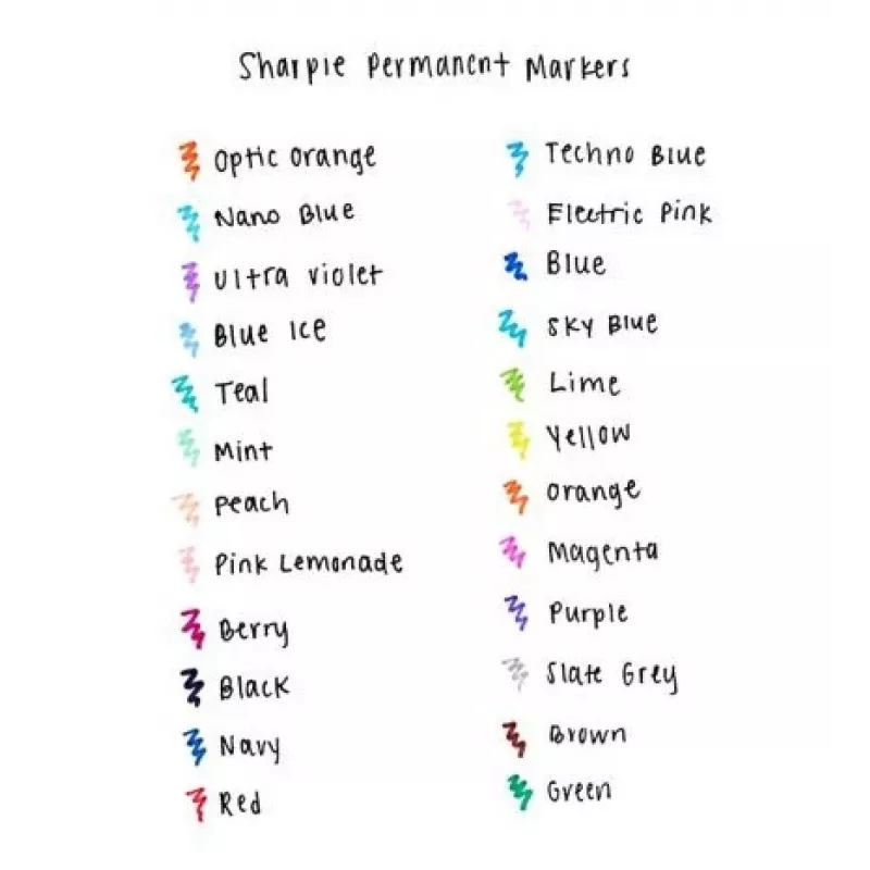 Sharpie fijnmarker 18 stuks fijne punt veelkleurig