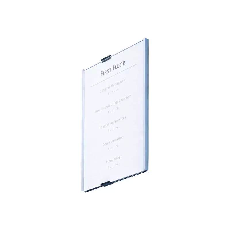 Durable infobord acryl aluminium zilver 4806-23