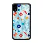 Beschermhoes iKins voor iPhone XR – zwart Poppin Rock-design