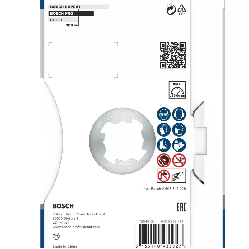 Bosch 2 608 615 165 haakse slijper accessoire doorslijpschijf