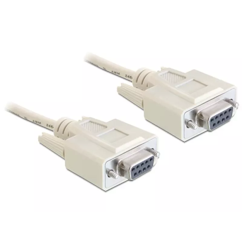 Seriële kabel DeLOCK 84250 grijs 5m Sub-D9