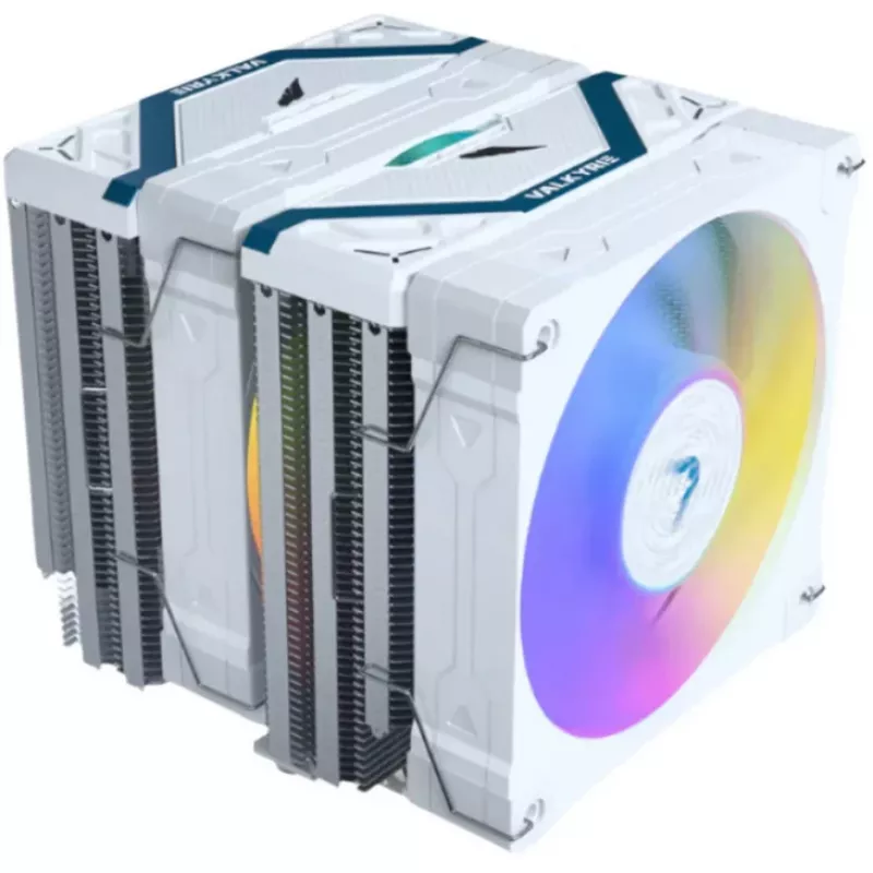 CPU-koeler Valkyrie Vind DL125 wit van Valkyrie — model VK-AIRDL125W, licht en duurzaam ontwerp