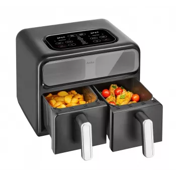 Heteluchtfriteuse AMICA AFM7020 zwart — 700 W vermogen, 3,5 l inhoud
