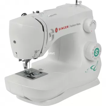 SINGER automatische naaimachine Simple 3337 — elektrisch, 29 steken, 108 programma's, 1-staps knoopsgat, vrije arm, ingebouwde verlichting