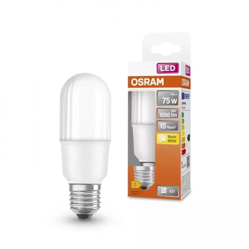 LED-staaflamp Ledvance Parathom FR E27 9W warmwit, energieklasse A+