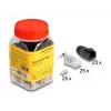 DeLOCK 66903 kabelverbinder RJ-45 zwart metaalachtig stekker 25 stuks