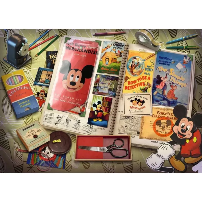 Puzzel 1950 Mickey Moments (1000 stukjes)