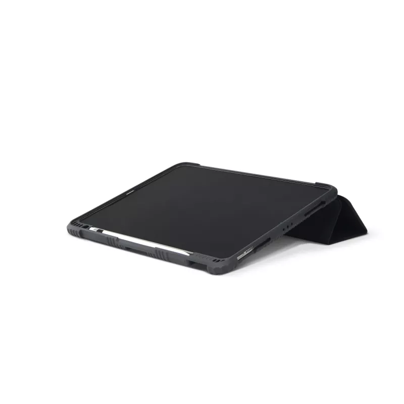 DICOTA Folio Case - fliphoes voor tablet - polycarbonaat, thermoplastisch polyurethaan (TPU), gerecycled polyethyleen - zwart - 10.9 - voor Apple 10.