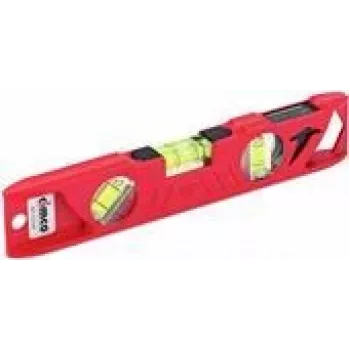 Waterpas Cimco 211528 0,25 m rood breedte 250 mm diepte 45 mm hoogte 19 mm