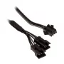 Interne stroomkabel PHANTEKS PH-CB-DRGB3P — 3-polig naar 2× Molex (3-polig), zwart/grijs