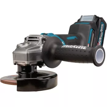 Accu-haakse slijper GA008GM201 XGT, 40Volt (blauw/zwart, 2x Li-Ion XGT accu 4,0Ah, MAKPAC maat 4)