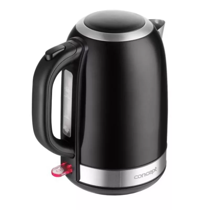 Waterkoker Concept Solution RK3245 — 1,7 l, 2200 W, roestvrij staal, zwart