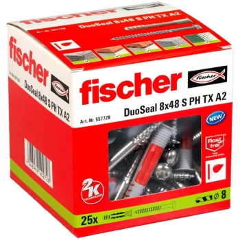 Expansieanker Fischer DuoSeal 8 x 48 S PH TX A2