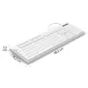 Bedrade toetsenbord Hama CK-200 USB wit