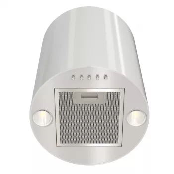 Dampkap MAAN Elba Mini WPB 431 — wit, stalen behuizing, elektronische bediening, 120–300 m³/h, ø310 mm, hoogte 400 mm