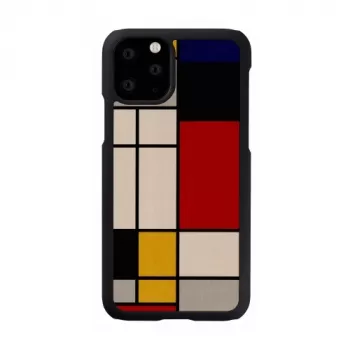 Smartphonehoesje man and wood voor iPhone 11 Pro — zwart houten beschermhoesje