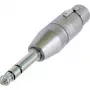 Neutrik NA3FP - audio-adapter - XLR3 (W) naar stereojackstekker (M) (NA3FP)