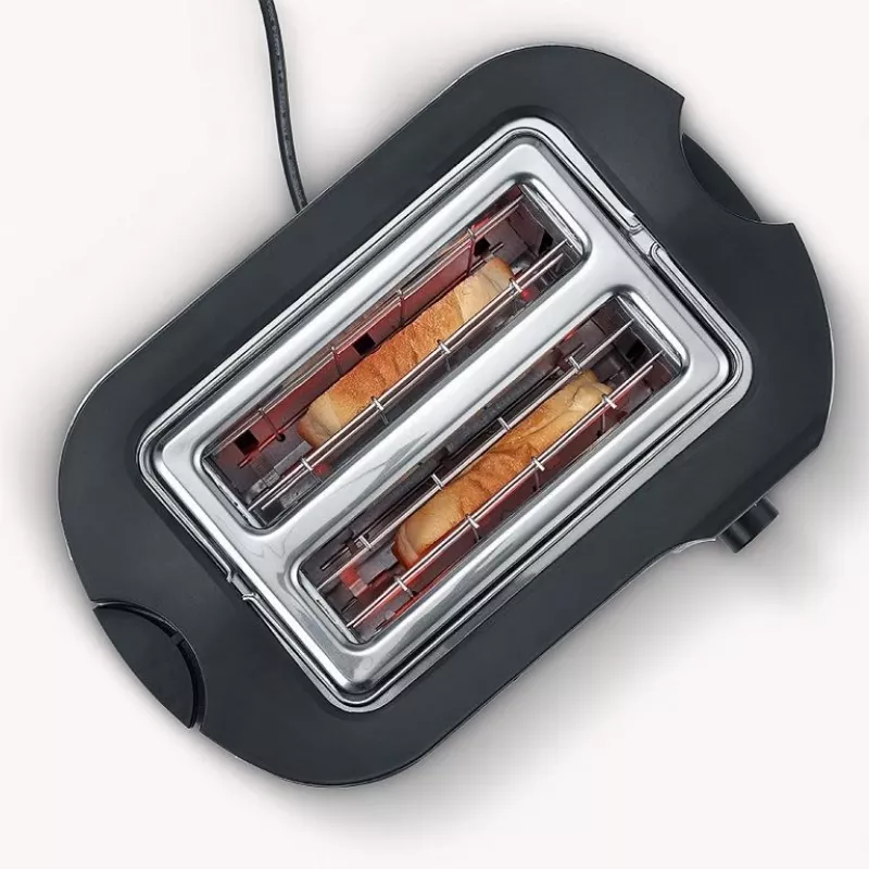 Toaster Severin AT 2217 2 boterhammen 800 W zwart rood