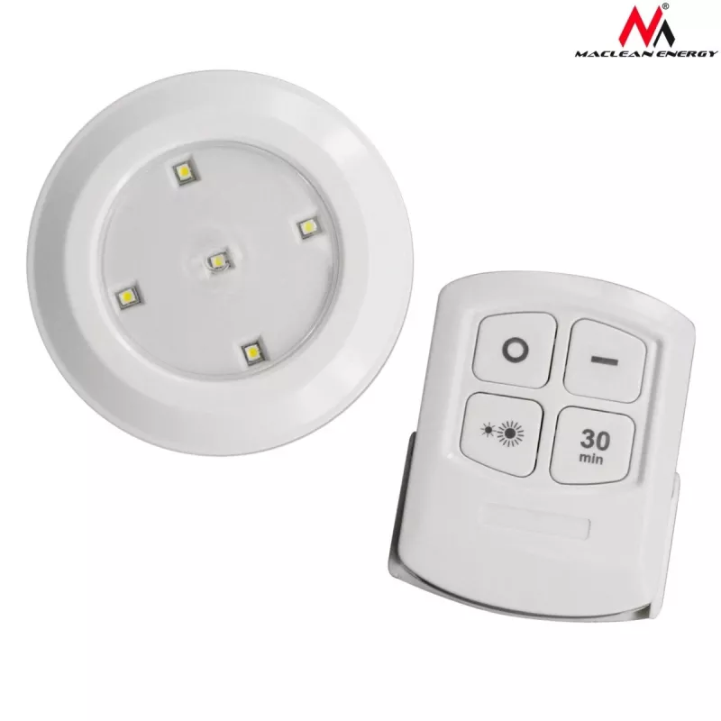 Maclean Energy MCE165 afstandsbediening LED-lampenset, AAA-batterijen, 6 stuks in set