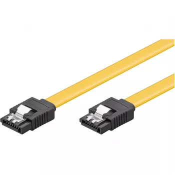 Goobay 95021 S-ATA-datakabel voor HDD SDD 6 Gbits SATA L-type stekker naar SATA L-type stekker lengte 50 cm rechte stekker