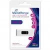 MediaRange - USB-flashstation - 256 GB - USB 3.0 - zwart, zilver (MR919)