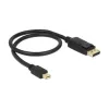 Mini DisplayPort naar DisplayPort kabel DeLOCK 83984 0,5 m zwart