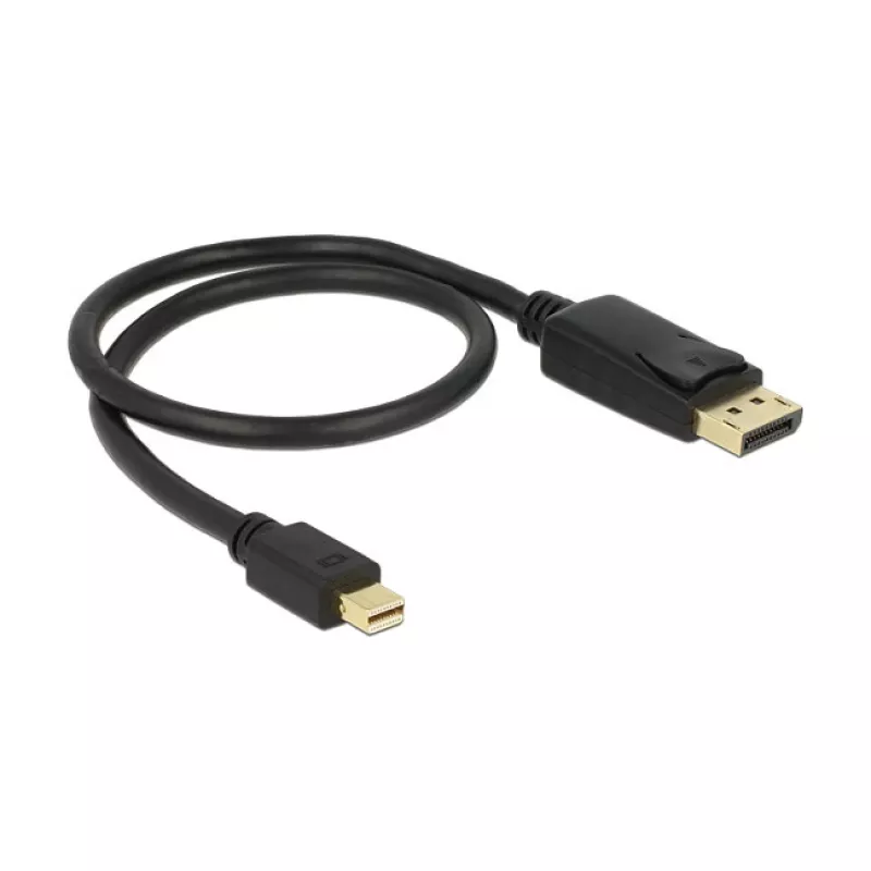 Mini DisplayPort naar DisplayPort kabel DeLOCK 83984 0,5 m zwart