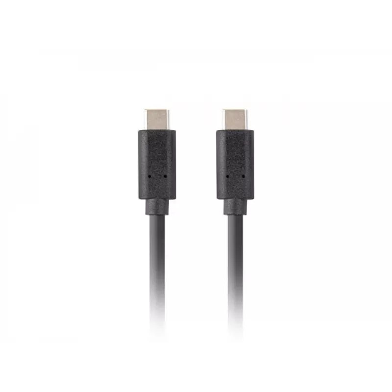 USB-C-naar-C-kabel LANBERG CA-CMCM-32CU-0018-BK USB 3.2 Gen 2, 1,8 m, zwart, 100 W PD, 4K-video